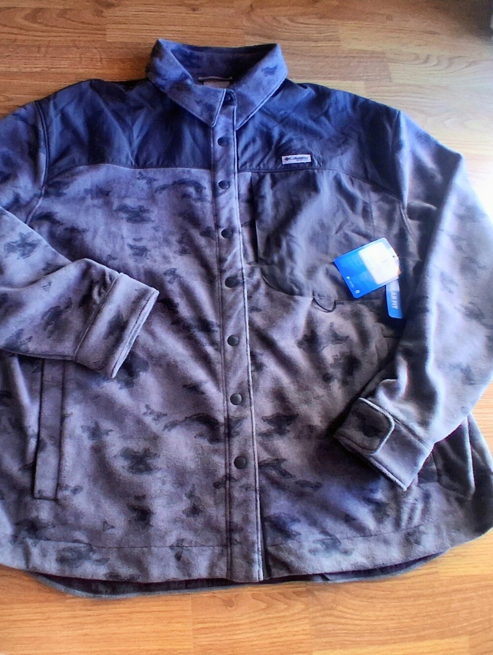 NWT Womens Plus Columbia jacket,  Gray, Sz  XXL. MSRP $70